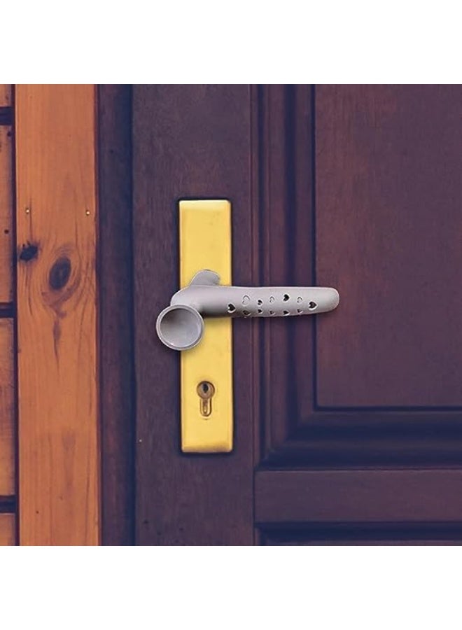 غطاء واقي لمقبض الباب من السيليكون من سيميستيك - واقي حائط مضاد للتصادم، سدادة باب ديناميكية، واقي مقبض ممتص للصدمات للاطفال وسلامة المنزل، مرن ومتين (متعدد الالوان) - Image 2